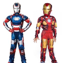 Iron Man i Iron Patriot kostimi sa mišićima i maskom