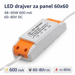 Rezervni deo drajver za LED panele 60x60 cm