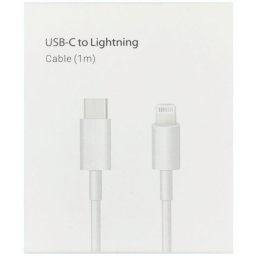 Kabl 20W PD Type-C na Lightening 8-pin, Gembird CCP-AMCM-AMLM-1.0M, USB 3.0, 1m, beli