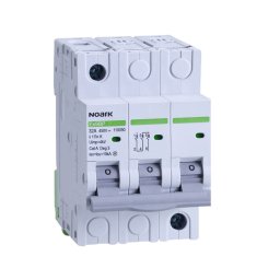 DC automatski osigurač Noark 10 kA, karakteristika C, 20 A, 450 V DC, 3MJ širina