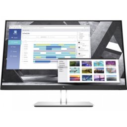 HP E27q G4 QHD 9VG82AAR 27" DisplayPort 1.2 cable, HDMI cable, AC power cord, 27 Inch QHD (2560x1440)
