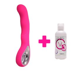 Rozi silikonski vibrator za G tačku i lubrikant KOMBINUJ I UŠTEDI 75