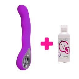 Ljubičasti silikonski vibrator za G tačku i lubrikant KOMBINUJ I UŠTEDI 74