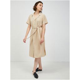 Ženska haljina Pieces Beige