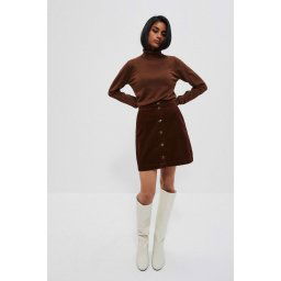 Marisse Skirt Z-Sc-3909 D.Brown