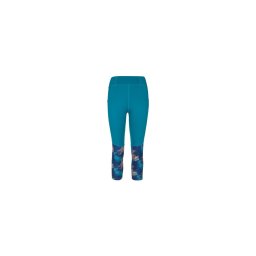 Women's 3/4 fitness leggings Kilpi SOLAS-W turquoise
