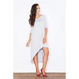 Figl Woman's Dress M392 Grey-Pattern 2