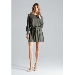 Figl Woman's Dress M576 Olive