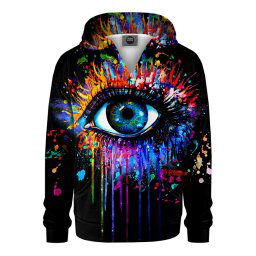 Dukserica Mr. GUGU & Miss GO BLACK FULLPRINT