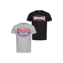 Muška majica Lonsdale Double Pack