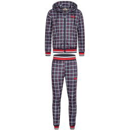 Muška trenerka - komplet Lonsdale 117344-Navy/Red/White