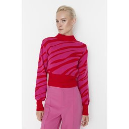 Ženski džemper Trendyol Zebra Patterned