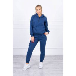 Insulated set with decorative jeans pocket