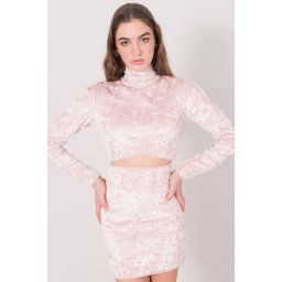 Pink BSL velour top