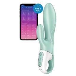 Multifunkcionalni Vibrator SATISFYER AIR PUMP BUNNY 5 CONNECT APP MINT