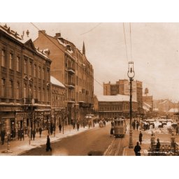 stari Beograd, terazije zima 1934., dimenzije : 30x40cm i 40x50 cm