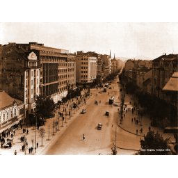 stari Beograd, terazije 1952., uramljena slika 30x40cm i 40x50cm