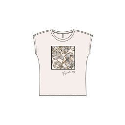 WOMEN'S T-SHIRT L-TS-4093 WHITE