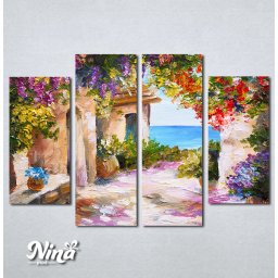 Slike na platnu Kucica pored mora Nina464_4