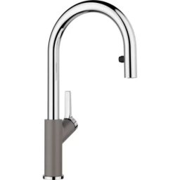 Blanco slavina carena-s vario silgranit look vulkan siva/hrom hd ( 526930 )