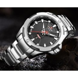 Naviforce 9161 silver muški sat sa metalnom narukvicom