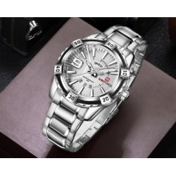 Naviforce 9117M Silver muški sat sa metalnom narukvicom