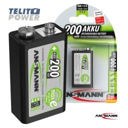 Pile rechargeable 6LR61 (9V) NiMH 8.4 V Ansmann 5035342 200 mAh 1