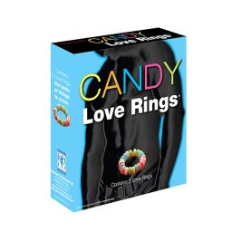 Jestivi prsten za penis Candy Love 3 Rings