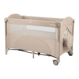 KikkaBoo krevetac Milky Way 2 nivoa sa rancem i spuštajućom stranicom Beige ( KKB11111 )