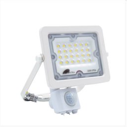 Led reflektorsa senzorom u boji okvira crni i beli (Snaga Reflektora: 30w, Boja svetlosti: HLADNO BELA - 6500 kelvina, Boja okvira: CRNA)