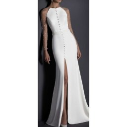 Bela haljina za vencanje sa cirkonima