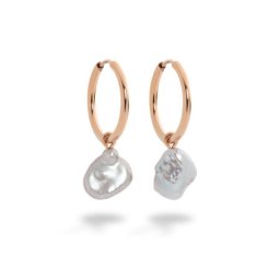 Paul hewitt treasure pearl roze zlatne mindjuše od hirurškog Čelika ( ph003981 )