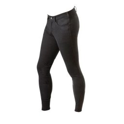 Pantalone za jahanje muške crne 54 BasicPlus