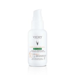 VICHY CAPITAL SOLEIL UV-CLEAR Fluid za zaštitu od sunca protiv nepravilnosti SPF50+, 40 ml