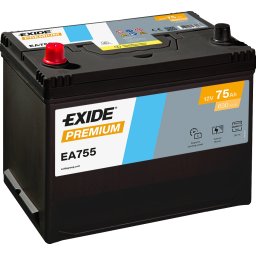 Exide Premium EA755 12V 75Ah