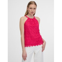 Orsay Dark pink Women's Lace Tank Top - Women