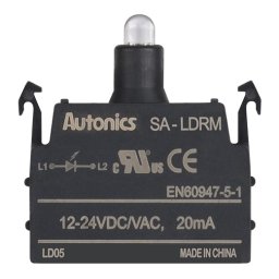 Kontakt blok SA-LDRM, sa LED diodom, crvena, 12-24Vac/dc Autonics