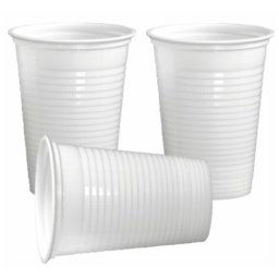 ČAŠA 0.2 PVC BELA *SR