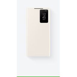 Original maska Samsung S23+ Smart View preklopna futrola S23 Plus EF-ZS916 Krem