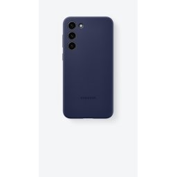 Original maska Samsung S23+ Silikonska futrola S23 Plus EF-PS916 Tamnoplava