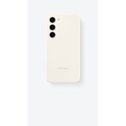Original maska Samsung S23+ Silikonska futrola EF-PS916 Krem