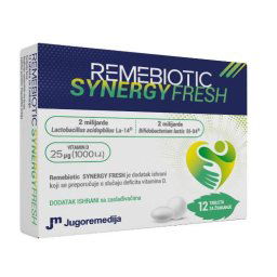 REMEBIOTIC SYNERGY FRESH 12 TABLETA ZA ŽVAKANJE