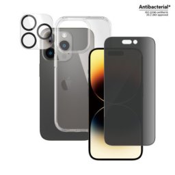 PanzerGlass iPhone 14 pro bundle (UWF Privacy zaštitno staklo, futrola, zaštita za kameru) ( PGB0402+P2784 )