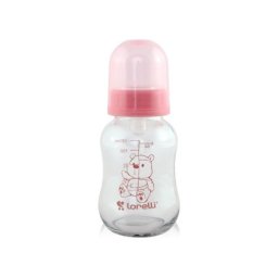 Lorelli flasica staklena 125ml (0m+) - blush pink ( 10200610003 )