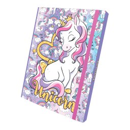FASCIKLA SA GUMOM A4 3D BOX UNICORN OP*
