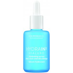 DERMEDIC HYDRAIN3 HIALURO hidratantni serum za lice, vrat i dekolte