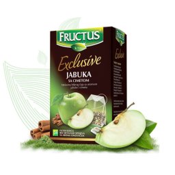 Fructus exclusive jabuka cimet 44g