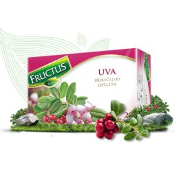 Fructus čaj uva 20g