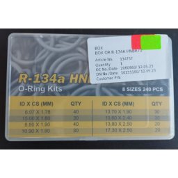 O RING FREON R134A SET 240