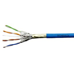 Schrack FTP cable CAT 6A F, FTP - 500 Mhz, 4x2xAWG-23, LSOH plavi HSEKP423HA